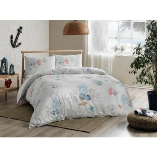 Crown Coral Ranforce Double Personality Duvet cover set