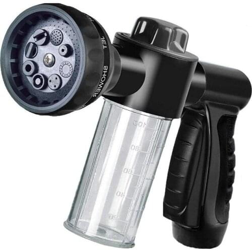 Multifunctional Foam Spray Gun Car Wash High Pressure Spray Gun Cleaning Hose Nozzle Garden Cleaning Pet Garden Water Gun Tool