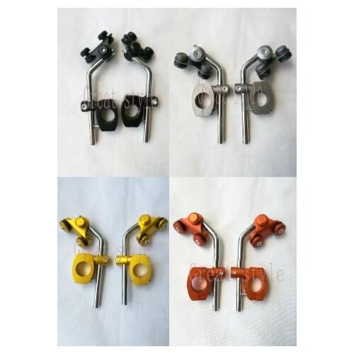 New Universal Motorcycle Windshield/Windscreen Bracket 7/8" 22mm Standard Handlebar Windshield Mounts Clamps For Street Bikes