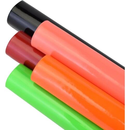 HSDLeather Solid Colorful Mirror Series Leather Fabric faux artificial Synthetic leather