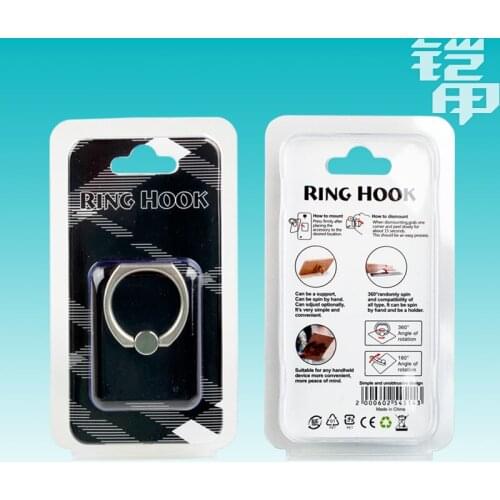 Wholesale and Retail paper box Package Universal packaging BOX fit for Ring buckle mobile phone accessories 50pcs KJ-682