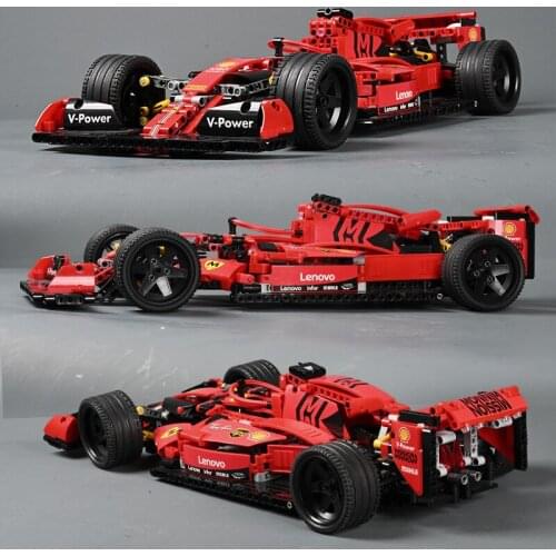 Sf90 Racing Car Leno Rs18 Model Science And Technology Puzzle Assembling Toys Boys Toy Car