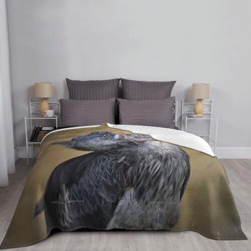 Shoebill Stork Throw Blanket Comforters Duvet Children Sofa Blankets Bed Decorative Blanket Double Sofa Blanket Muslin Sofa Bed