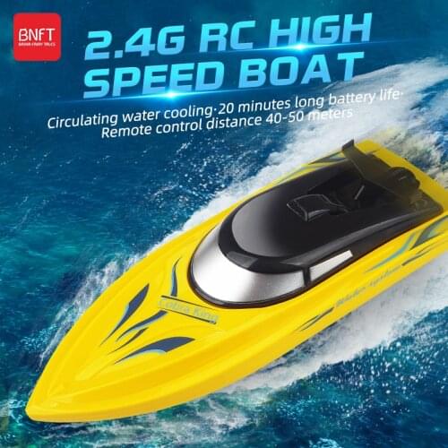 2.4G RC High Speed Boat Long Endurance 20Minutes Rechargeable Distance 50meters 10km/h Wireless Electric Remote Control Toys