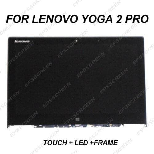 Replace Lcd Screen Touch Digitizer Assembly For Lenovo Ideapad Yoga 2 Pro 2026 display 3200*1800 UHD with frame