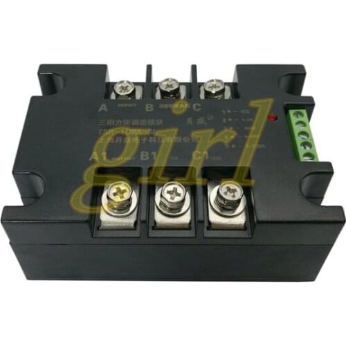 Three phase torque motor speed regulating module TSR-10WA-SL 10A，can connect with 4-20mA, 0-10V signal