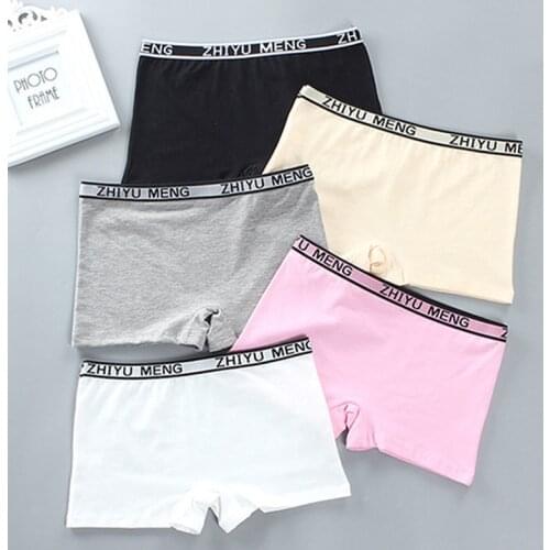 Kids Underwear Children Shorts Panties for Baby Girls Breathable Teen Underpants Cotton Toddler Boxer Trunks 8-14Yeras Old