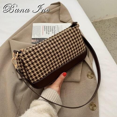 Vintage Pouch Bags For Women 2021 New Small Shoulder Purse Luxury Handbag Armpit Design Retro Women Crossbody Messenger Bag