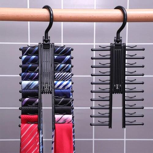 Japanese-Style Bow Tie Storage Rack Silk Scarf Storage Artifact Cabinet Organizer Hangers Household Tie Shelf Belt Rack