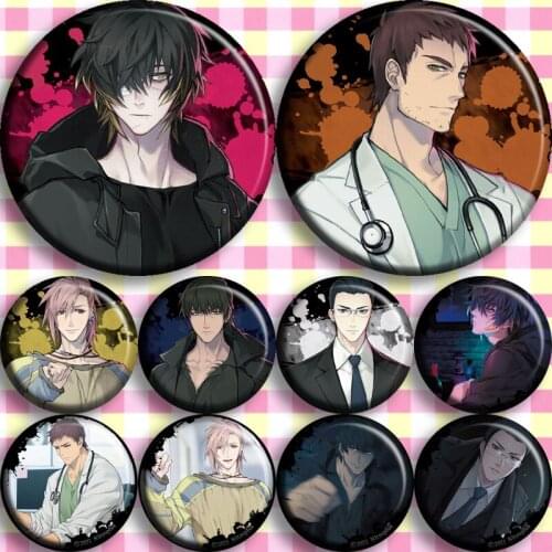 Japan Anime Slow Damage Towa Cosplay Badge Cartoon Garniture Bedges For Backpack Bags Hat Brooch Pin Boy Girl Xmas Toy Gift 58mm