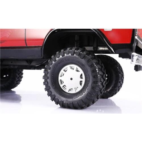 Stainless Steel Wheel Hub Decorative Screw Cover Protective Cap for 1/10 TRAXXAS TRX-4 Crawler Car