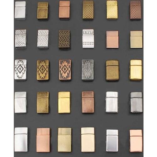 3Sets Fashion Jewelry Clasps Rectangle Strong Magnetic Clasp For 5mm 10mm Flat Leather Bracelet DIY Jewelry Findings Making