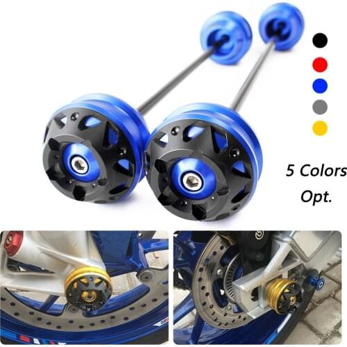 Motorcycle Accessories CNC Front Rear Fork Wheel Frame Slider Crash Pads Falling Protector For BMW S1000R S1000RR HP4 2009-2017