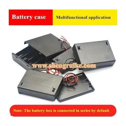 Battery box 5th 7th 18650 with switch with cover battery seat 1 section 2 section 3/4/5/6/8 section 9V
