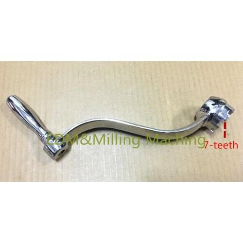 NANTONG Milling Machine Part Type 7-teeth Elevating Knee Crank Handle C83+84 For CNC Milling Mill Machine Service