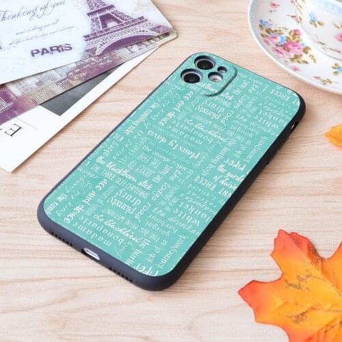 For iPhone Irish Dance Sets -- Turquoise Background Print Soft Matt Apple iPhone Case
