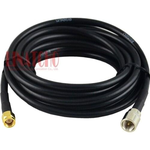 3 meters coaxial cable rg58 antenna extension cable fme male to sma male cable