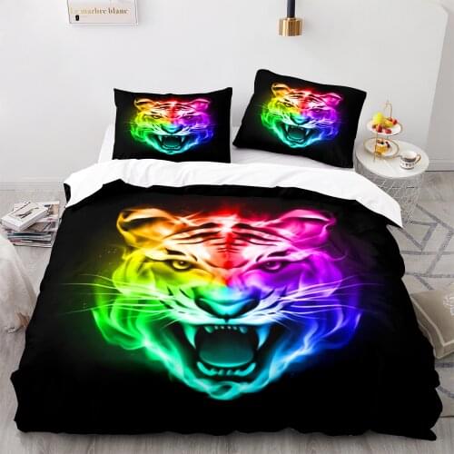 Flame Tag Bedding Set Single Twin Full Queen King Size Ice And Fire Blaze Tags Bed Set Children Kid Bedroom Duvetcover Sets 002