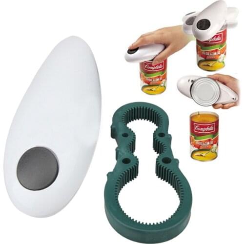 Creative Design Kitchen Hand Tools Portable Ware Touch Electrical Auto Jar Can Tin Opener Cordless Hands Free Crowbars AA