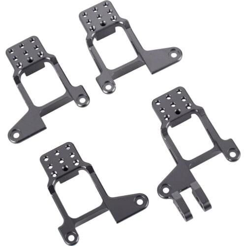 Metal Aluminum Front Rear Shock Stand Towers Mount 4PCS for 1/10 TRX-4 TRX4 8216 Upgrade Parts