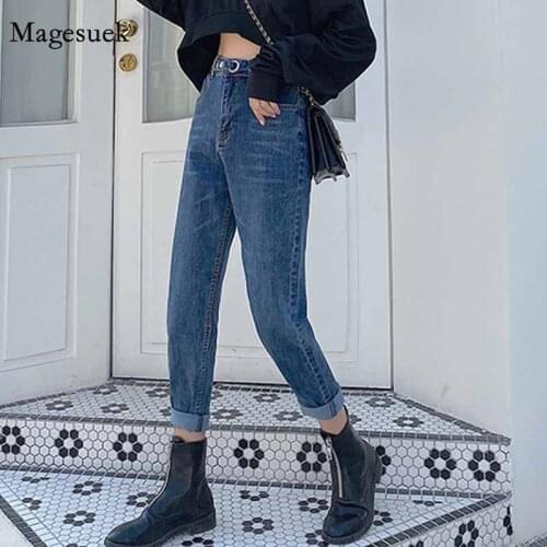 Fashion New Elastic Skinny Jeans Women Vinatge Pockets Casual Jeans Woman High Waist Plus Size Jeans Mujer Pantalon Femme 11710