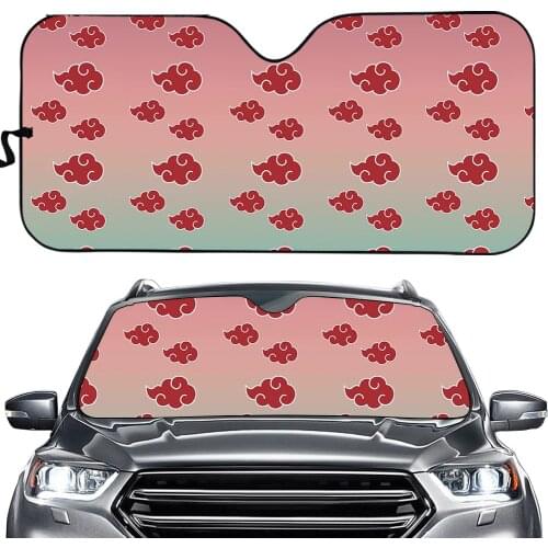 Fashion Anime Car Sunshade Protection Car Interior Front Window Sun Shade Cover SUV Sedan Windshield Foldable UV Protect Visor