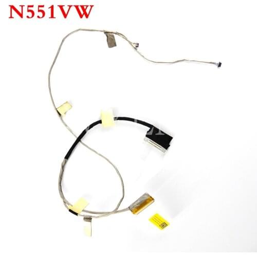 N551VW EDP CABLE For ASUS N551V N551VW N551 DC02C00CF0S EDP CABLE 4K2K Touch LCD Video Flex Cable laptop screen line cable
