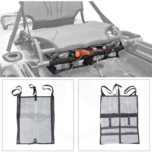 Nylon Mesh Kayak Storage Bag Canoe Seat Kayak Accessories Storage Tool Kayak Aluminum Seat Storage Bag
