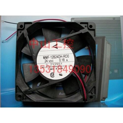 NEW MELCO MMF-12B24DH-RO0 2lines 0.18A cooling fan