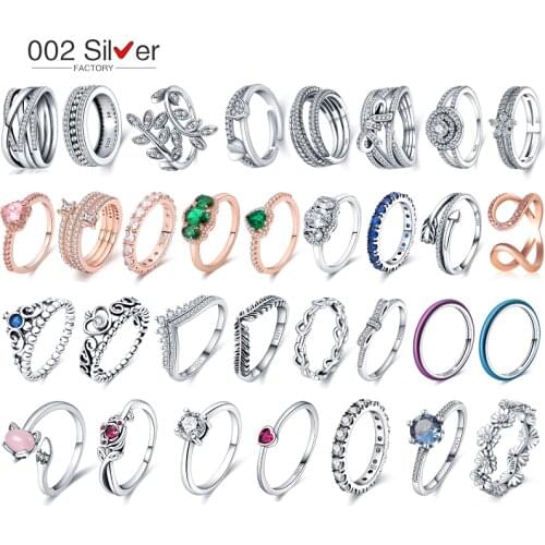 PAPASITOU Women's Silver Rings