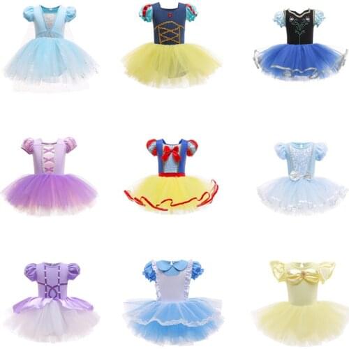13 Styles Movie Princess Dresses For Girls Snow Sophia Dance Dress Cute Party Skirt Clothes Fashion Gifts For 3-8 Years Children