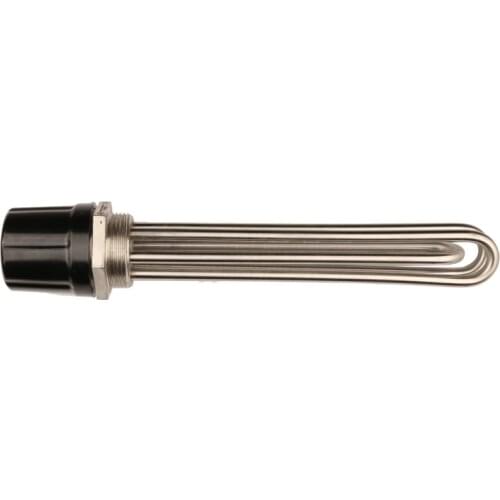 Isuotuo DN50 Immersion Heating Element, 220V/380V 3U Electric Tubular Heater, Stainless Steel 2" Boiler Water Tube