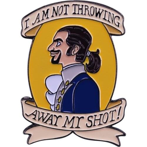 Show everyone that you're young,scrappy and hungry with this enamel pin