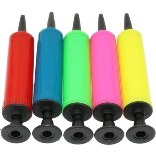 Portable Mini Balloon Pump Ball Pump Air Inflator Soccer Basketball Football Yoga Ball Pump Fitness Hand Push Blow Air Pump