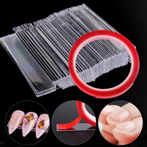 Transparent Tips For False Nail Display Stand Gel Polish Holder Adhesive Tapes Glue Sticker Manicure Design Tools LADP150-153