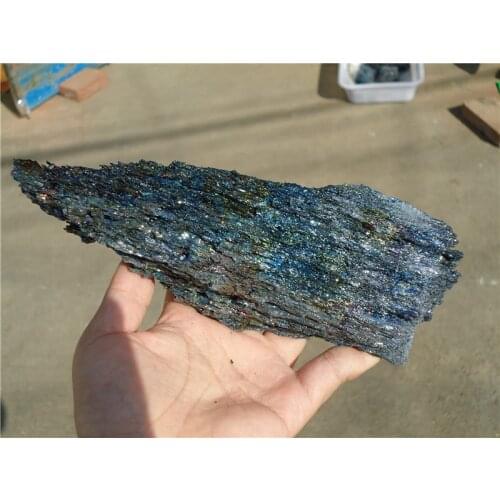 730g RAINBOW Iridescent Moissanite Silicon Crystal Cluster Mineral Specimen LA1222