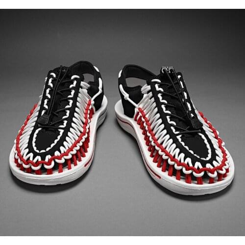 Men Sandals Outdoor Men Summer Shoes Sandals Sandalias Homens For Beach Mens Gladiator Sandalia Masculina De Praia Roman Big