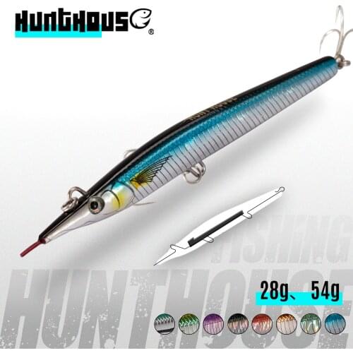 Sayoris needle sinking pencil fishing lure stickbait 140mm/180mm hunthouse skipping garfish sphyraena for fish sea bass LW504
