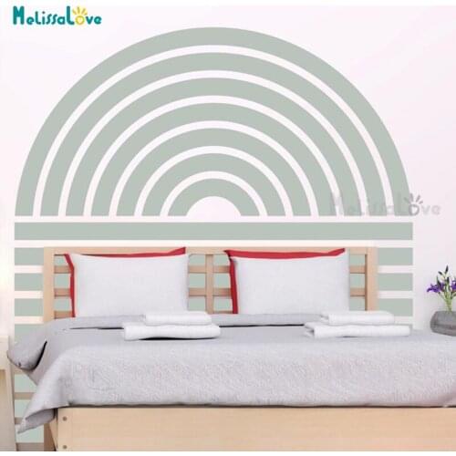 Modern Geometric Arch Abstract Vintage Decor Removable Vinyl Wall Sticker Babyroom Seventies Bedroom Home Decor BD738