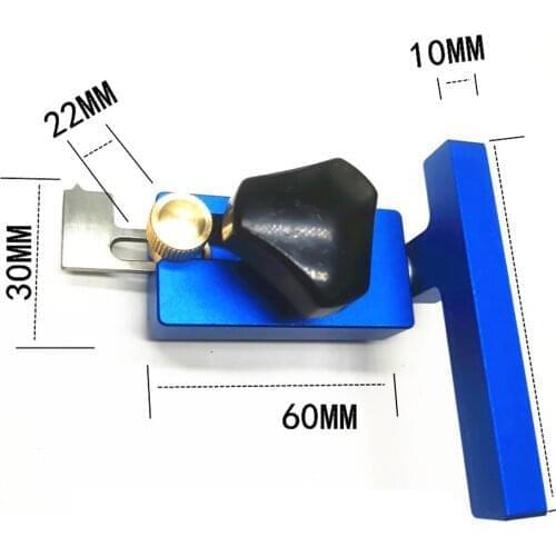 30# Slide Chute Stop Block Aluminum Alloy Limit Block Woodworking Accessory Utility Tool Chute Limit Stop Block