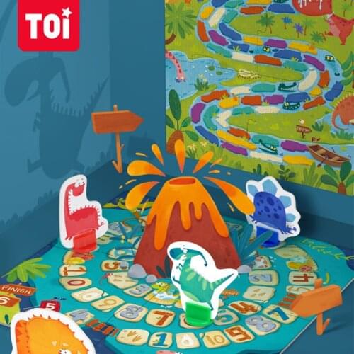 TOI Children Board Game Chess Early Learning Educational Toys Traffic Cognitive Parent-child Interactive Games 3-9Y