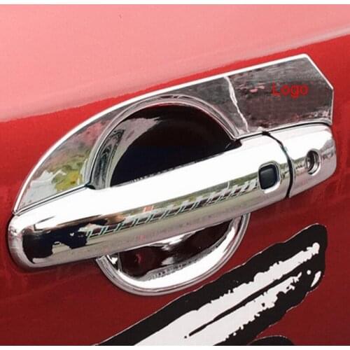 Tonlinker Cover Case Stickers for SUZUKI vitara 2016-18 Car Styling 4-8 PCS ABS Chrome Exterior Door Handles cover case sticker