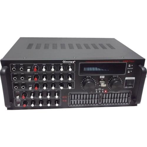 600W 220V high-power karaoke home power amplifier power amplifier home KTV audio power amplifier card package computer power