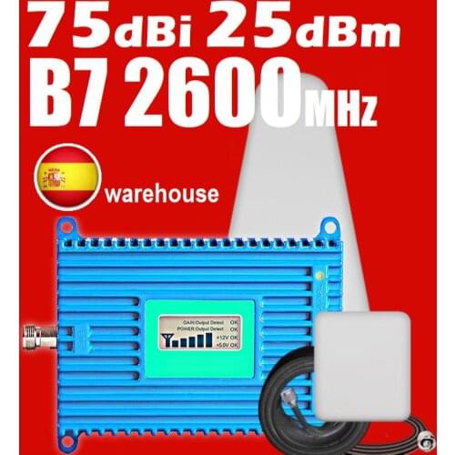 2600 B7 Signal Amplifier Band 7 Signal Booster 4g LTE FDD 2600MHz Cell Signal Booster 4g LTE+ Latin South America Brazil Chile
