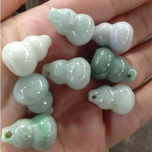 Fine Jewelry Natural jade a DIY small jade gourd bead bracelet pendant accessories