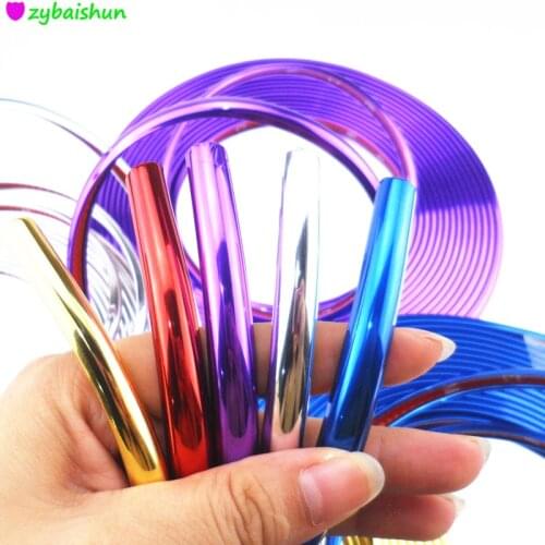 8 M New Arrival for Car Wheel Hub Rim Edge Protector Ring Tire Guard Sticker Line Rubber Strip for Volkswagen Skoda Citroen