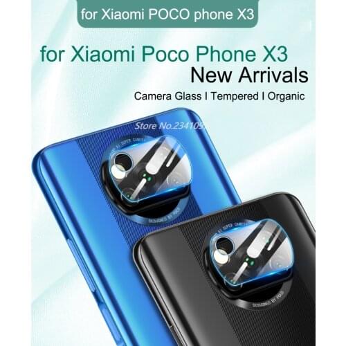 2pcs/lot Poco X3 Nfc Glass Camera Screen Protector Case for Xiaomi Poco X3 NFC Poco M3 Organic Tempered Glass Lens Flim Glass