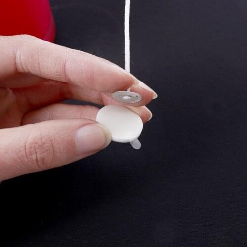 100Pcs Candle Wick Stickers, 20mm Double-sided Foam Adhesive Glue Dots Wick Heat Resistance Candle Making Supplies for Candle
