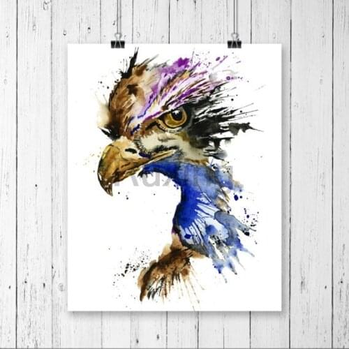 DIY Diamond Painting Personality watercolor eagle Cross Stitch Diamond Embroidery Rhinestone mosaic Christmas Gifts Home decor