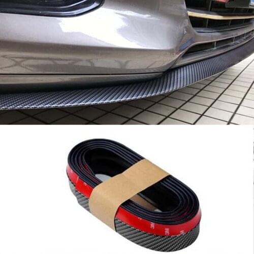 Car styling rubber skirt carbon front lip bumper decoration for Alfa Romeo 147 156 159 166 Mito Porsche Cayenne Macan 911